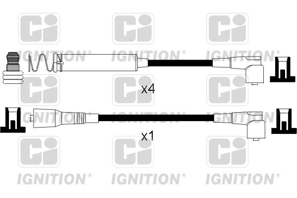 QUINTON HAZELL Augstsprieguma vadu komplekts XC995